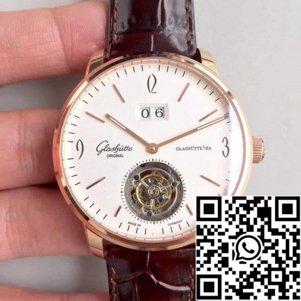 Glashutte Original Senator Excellence Tourbillon 1 1 Най-доброто издание швейцарски ETA94 03 САЩ реплика часовник 7517 Glashutte Original Senator Excellence Tourbillon 1: 1 Най-доброто издание швейцарски ETA94-03