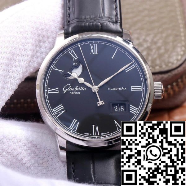 Glashutte Senator 1 36 04 1 1 Melhor Edição V9 Fábrica Mostrador Azul EUA Réplica Relógio 4290 Glashutte Senator 1-36-04 1:1 Melhor Edição V9 Fábrica Mostrador Azul