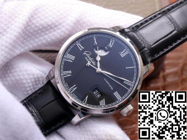 Glashutte Senator 1 36 04 1 1 Melhor Edição V9 Fábrica Mostrador Azul EUA Réplica Relógio 5328 Glashutte Senator 1-36-04 1:1 Melhor Edição V9 Fábrica Mostrador Azul