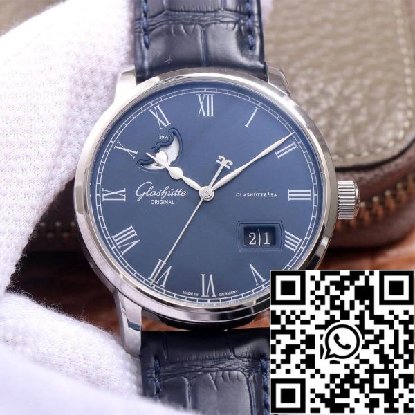 Glashutte Senator 1 36 04 1 1 Melhor Edição V9 Fábrica Aço Inoxidável US Réplica Relógio 1252 Glashutte Senator 1-36-04 1:1 Melhor Edição V9 Fábrica Aço Inoxidável