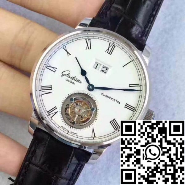 Glashutte Senator 1 94 03 05 04 30 Mekaaniset kellot 1 1 Paras painos Sveitsin ETA94 03 Musta nahkahihna US Replica Watch 8224 Glashutte Senator 1-94-03-05-04-30 Mekaaniset kellot 1:1 Paras painos Sveitsin ETA94-03 Musta nahkahihna