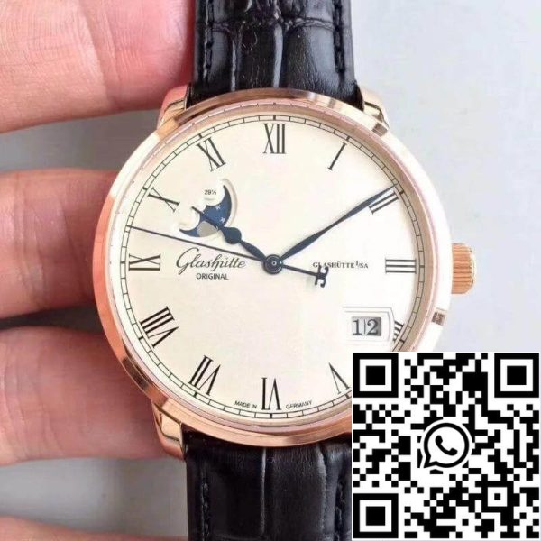 Glashutte Senator 100 04 32 12 04 GF Factory Men Watches 1 1 Best Edition Swiss ETA100 04 18K Rose Gold US Replica Watch 3529 Glashutte Senator 100-04-32-12-04 GF Factory Men Watches 1:1 Best Edition Swiss ETA100-04 18K Rose Gold