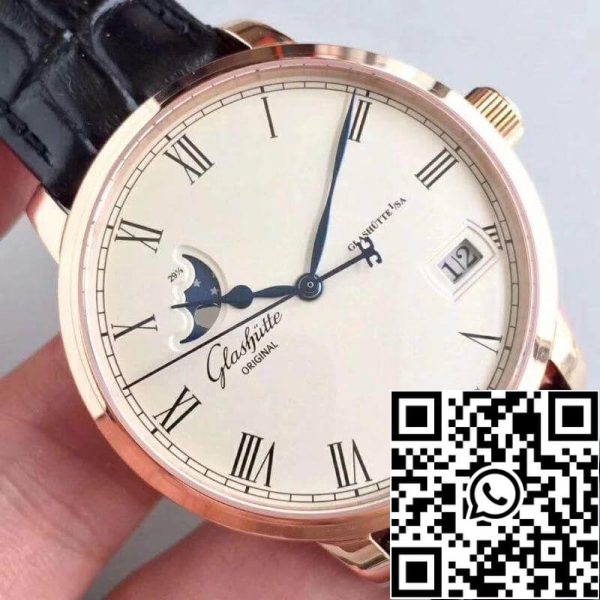 Glashutte Senatore 100 04 32 12 04 GF Fabbrica Orologi Uomo 1 1 Migliore edizione svizzera ETA100 04 18K Rose Gold US Replica Orologio 4934 Glashutte Senatore 100-04-32-12-04 GF Fabbrica Orologi Uomo 1:1 Migliore edizione svizzera ETA100-04 18K Rose Gold