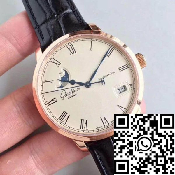 Glashutte Senator 100 04 32 12 04 GF Factory Men Watches 1:1 Best Edition Swiss ETA100 04 18K Rose Gold US Replica Watch 9854 Glashutte Senator 100-04-32-12-04 GF Factory Men Watches 1:1 Best Edition Swiss ETA100-04 18K Rose Gold