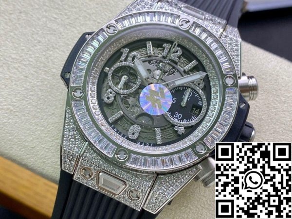 Hublot BIG BANG 421 NX 1170 RX 0904 1 1 Best Edition ZF Factory Diamond Case US Replica Uhr 5981 Hublot BIG BANG 421.NX.1170.RX.0904 1:1 Best Edition ZF Factory Diamond Case