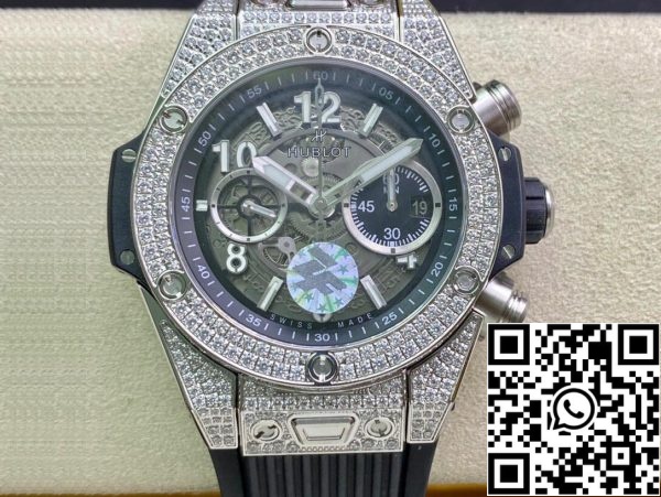 Hublot BIG BANG 421 NX 1170 RX 1704 1:1 Best Edition ZF Factory Skeleton Dial US Replica Watch 2435 Hublot BIG BANG 421.NX.1170.RX.1704 1:1 Best Edition ZF Factory Skeleton Dial