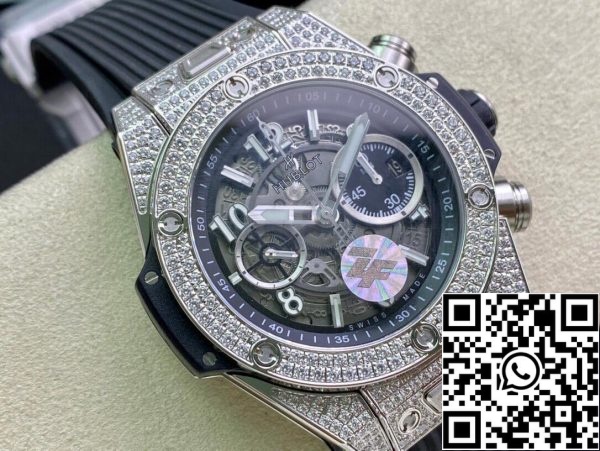 Hublot BIG BANG 421 NX 1170 RX 1704 1:1 Best Edition ZF Factory Skeleton Dial US Replica Watch 8764 Hublot BIG BANG 421.NX.1170.RX.1704 1:1 Best Edition ZF Factory Skeleton Dial