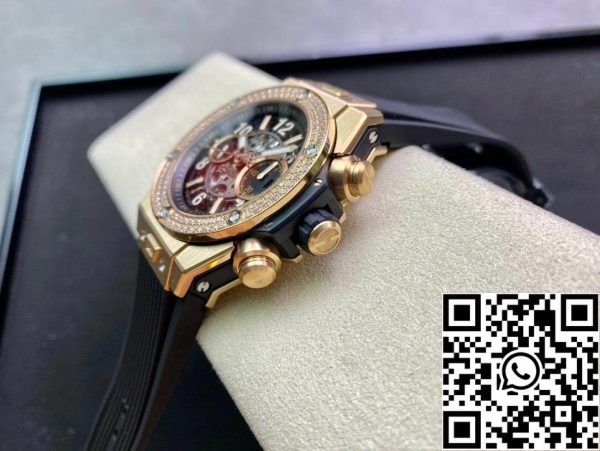 Hublot BIG BANG 421 OX 1180 RX 1104 1 1 Migliore Edizione ZF Fabbrica Scheletro Quadrante US Replica Orologio 1231 Hublot BIG BANG 421.OX.1180.RX.1104 1:1 Migliore Edizione ZF Fabbrica Scheletro Quadrante