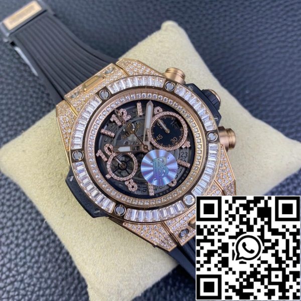 Hublot BIG BANG Unico 421 OX 1180 RX 0904 1 1 Best Edition BB Factory Diamond Case US Replica Watch 5501 Hublot BIG BANG Unico 421.OX.1180.RX.0904 1:1 Best Edition BBF Factory Diamond Case