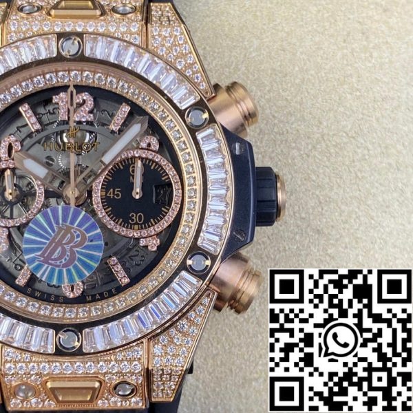 Hublot BIG BANG Unico 421 OX 1180 RX 0904 1 1 Лучшее издание BB завод алмазов случае США Реплика Смотреть 5746 Hublot BIG BANG Unico 421.OX.1180.RX.0904 1:1 Лучшее издание BBF завод алмазов случае