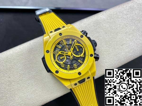 Hublot BIG BANG Unico 441 CY 471Y RX 1 1 Best Edition ZF Factory Kerámia tok USA Replica óra 3356 Hublot BIG BANG Unico 441.CY.471Y.RX 1:1 Best Edition ZF Factory Kerámia tok 1:1 Best Edition ZF Factory Kerámia tok