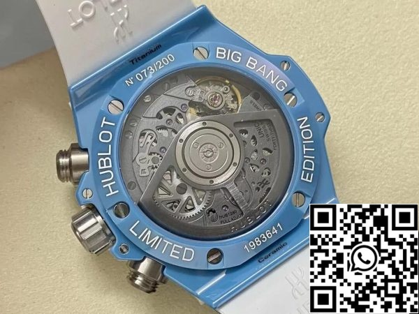 Hublot BIG BANG Unico 441 EX 5120 RX 1 1 Migliore Edizione BB Fabbrica Scheletro Quadrante US Replica Orologio 3126 Hublot BIG BANG Unico 441.EX.5120.RX 1:1 Migliore Edizione BBF Fabbrica Scheletro Quadrante