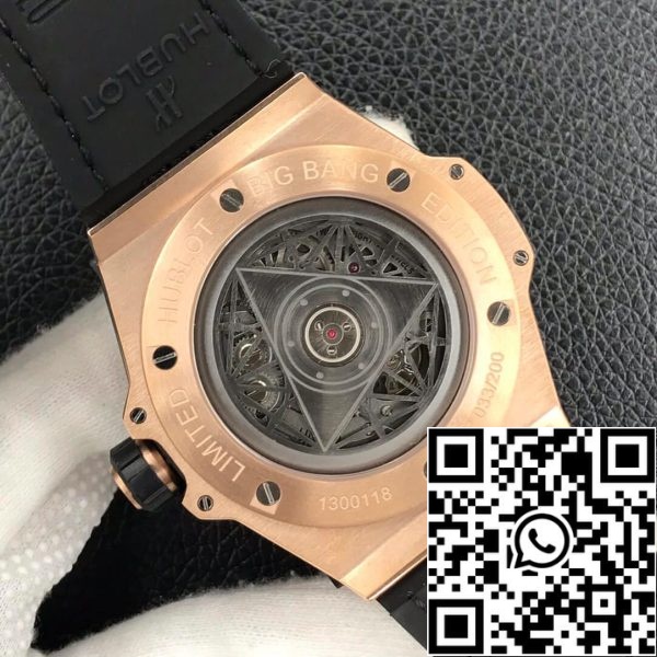 Hublot Big Bang 1 1 Best Edition WWF Factory Gold Full Diamond Case US Replica Watch 3935 Hublot Big Bang 1:1 Best Edition WWF Factory Gold Full Diamond Case