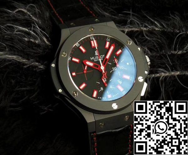 Hublot Big Bang 301 CI 1123 GR 1 1 Melhor Edição V6 Fábrica Cerâmica Preta Suíça HUB4100 US Réplica Relógio 1193 Hublot Big Bang 301.CI.1123.GR 1:1 Melhor Edição V6 Fábrica Cerâmica Preta Suíça HUB4100