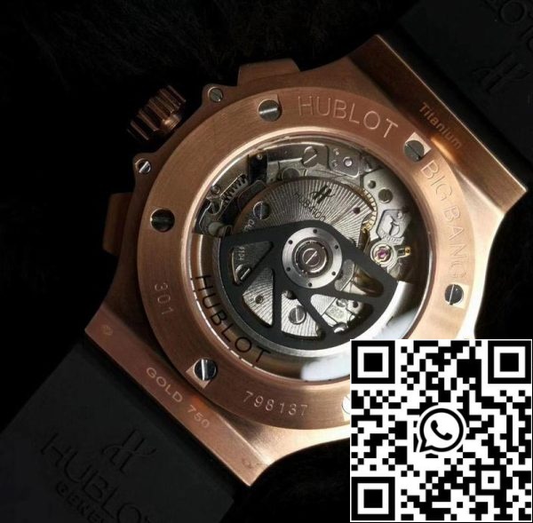 Hublot Big Bang 301 PB 131 RX 1 1 Най-доброто издание V6 Фабрика розово злато швейцарски HUB4100 САЩ реплика часовник 4154 Hublot Big Bang 301.PB.131.RX 1: 1 Най-доброто издание V6 Фабрика розово злато швейцарски HUB4100