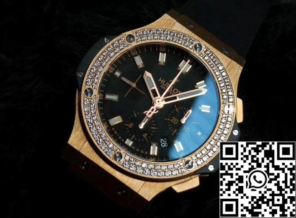 Hublot Big Bang 301 PX 1180 RX 1104 1 1 Best Edition V6 Factory Rose Gold Diamond švicarski HUB4100 ZDA replika Watch 4369 Hublot Big Bang 301.PX.1180.RX.1104 1: 1 Best Edition V6 Factory Rose Gold Diamond švicarski HUB4100