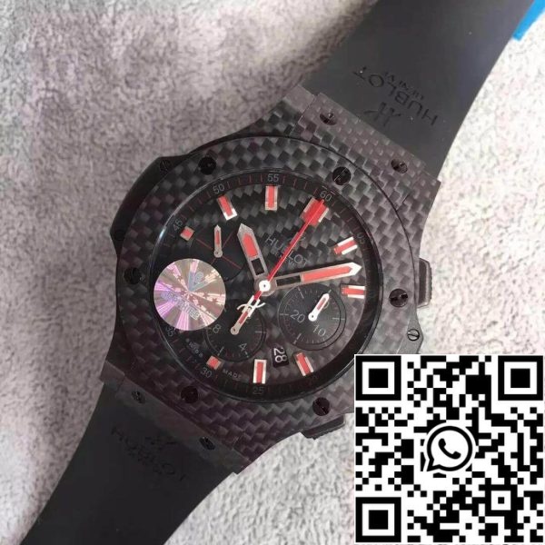 Hublot Big Bang 301 QX 1724 RX 1 1 Mejor Edición V6 Fábrica de fibra de carbono EE.UU. Reloj Replica 8648 Hublot Big Bang 301.QX.1724.RX 1:1 Mejor Edición V6 Fábrica de fibra de carbono