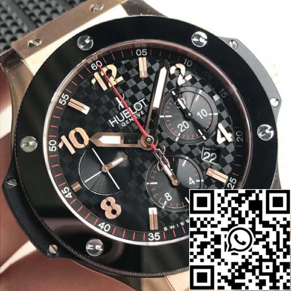 Hublot Big Bang 341 PB 131 RX 1 1 Best Edition V6 Factory Rose Gold US Replica Orologio 134 Hublot Big Bang 341.PB.131.RX 1:1 Best Edition V6 Factory Rose Gold