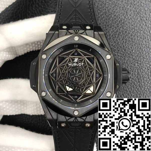 Hublot Big Bang 415 CX 1112 VR MXM18 1 1 Najboljša izdaja WWF Factory črno številčnico ZDA replika Watch 5510 Hublot Big Bang 415.CX.1112.VR.MXM18 1: 1 Najboljša izdaja WWF Factory črno številčnico