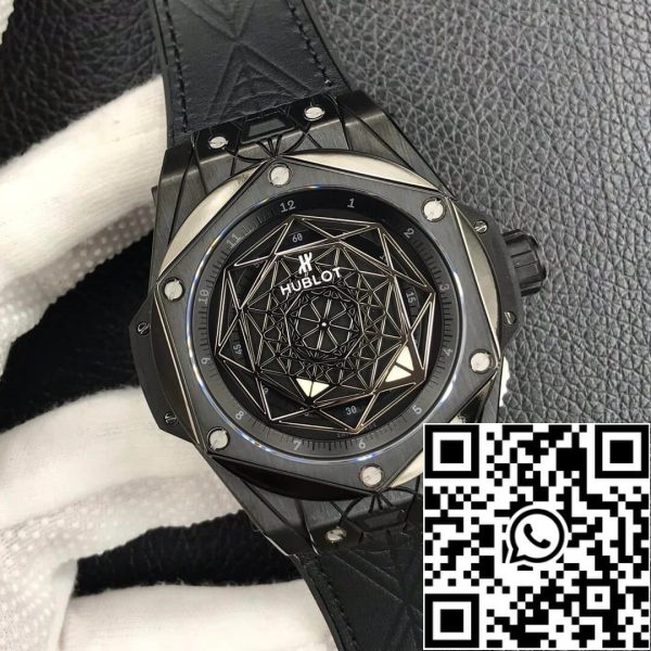 Hublot Big Bang 415 CX 1112 VR MXM18 1 1 Best Edition WWF Factory fekete számlap amerikai Replica óra 5648 Hublot Big Bang 415.CX.1112.VR.MXM18 1:1 Best Edition WWF Factory fekete számlapja