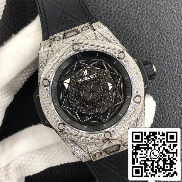 Hublot Big Bang 415 NX 1112 VR 1704 MXM17 1 1 Best Edition WWF Factory Black Dial US Replica Watch 8679 Hublot Big Bang 415.NX.1112.VR.1704.MXM17 1:1 Best Edition WWF Factory Black Dial