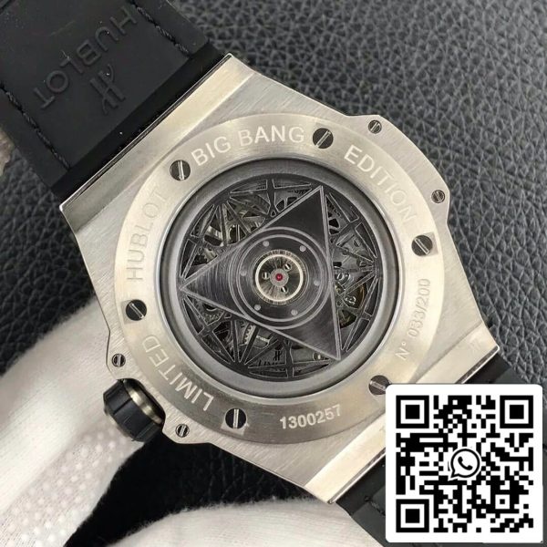 Hublot Big Bang 415 NX 1112 VR 1704 MXM17 1 1 Best Edition WWF Factory Black Dial US Replica Watch 9627 Hublot Big Bang 415.NX.1112.VR.1704.MXM17 1:1 Best Edition WWF Factory Black Dial