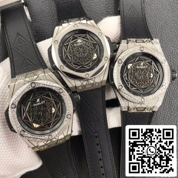 Hublot Big Bang 415 NX 1112 VR 1704 MXM17 1 1 Mejor Edición WWF Factory Esfera Negro EE.UU. Reloj Replica 9771 Hublot Big Bang 415.NX.1112.VR.1704.MXM17 1:1 Mejor Edición WWF Factory Esfera Negro