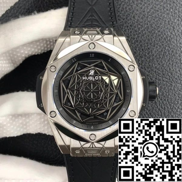 ساعة هوبلوت بيغ بانغ 415 NX 1112 VR MXM16 1 1 Best Edition WWF Factory Black Dial ساعة أمريكية مقلدة 2966 Hublot Big Bang 415.NX.1112.VR.MXM16 1: 1 Best Edition WWF Factory Black Dial