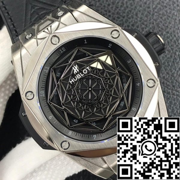 Hublot Big Bang 415 NX 1112 VR MXM16 1 1 Best Edition WWF Factory Black Dial US Replica Watch 6093 Hublot Big Bang 415.NX.1112.VR.MXM16 1:1 Best Edition WWF Factory Black Dial