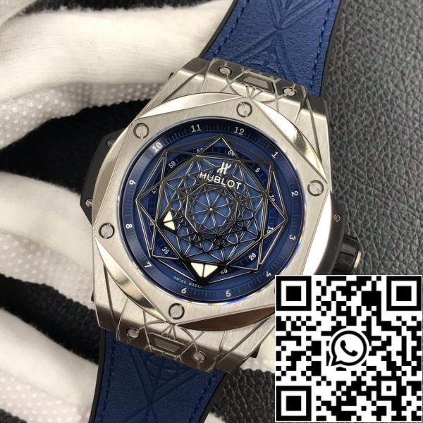 Hublot Голям взрив 415 NX 7179 VR MXM18 1 1 Най-доброто издание WWF Фабрика титан случай САЩ реплика часовник 8185 Hublot Голям взрив 415.NX.7179.VR.MXM18 1: 1 Най-доброто издание WWF Фабрика титан случай