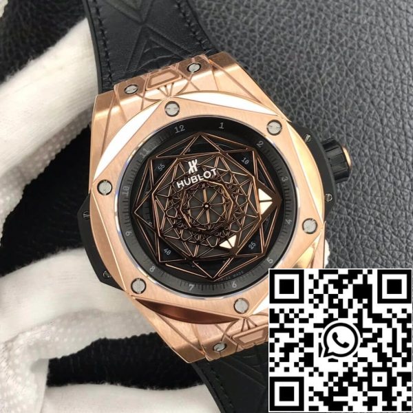 Hublot Big Bang 415 OX 1118 VR MXM17 1 1 Best Edition WWF Factory Gold Dial US Replica Watch 222 Hublot Big Bang 415.OX.1118.VR.MXM17 1:1 Best Edition WWF Factory Gold Dial