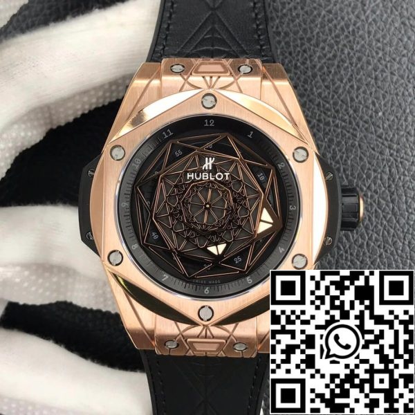 Hublot Big Bang 415 OX 1118 VR MXM17 1 1 Best Edition WWF Factory Gold Dial US Replica Watch 3910 Hublot Big Bang 415.OX.1118.VR.MXM17 1:1 Best Edition WWF Factory Gold Dial