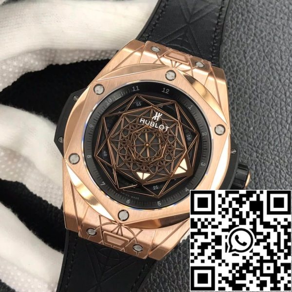 Hublot Big Bang 415 OX 1118 VR MXM17 1 1 Best Edition WWF Factory arany számlap amerikai Replica óra 9918 Hublot Big Bang 415.OX.1118.VR.MXM17 1:1 Best Edition WWF Factory arany számlapja