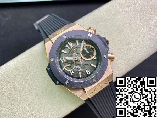 Hublot Big Bang 421 0X 1180 RX 1 1 Najboljša izdaja ZF Factory Rose Gold ZDA replika Watch 7083 Hublot Big Bang 421.0X.1180.RX 1: 1 Best Edition ZF Factory Rose Gold