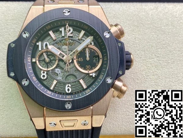 Hublot Big Bang 421 0X 1180 RX 1:1 Best Edition ZF Factory Rose Gold US Replica Zegarek 7123 Hublot Big Bang 421.0X.1180.RX 1:1 Best Edition ZF Factory Rose Gold