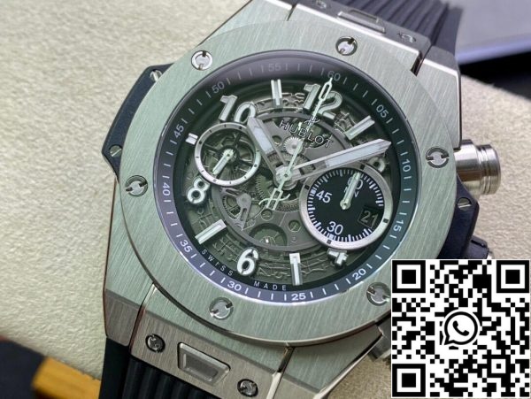 Hublot Big Bang 421 NX 1170 RX 1 1 Best Edition ZF Factory szürke számlap amerikai Replica óra 9105 Hublot Big Bang 421.NX.1170.RX 1:1 Best Edition ZF Factory szürke számlapja