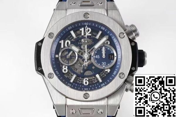 Hublot Big Bang 421 NX 5170 RX 1 1 Best Edition ZF Factory Blue Dial US Replica Watch 8237 Hublot Big Bang 421.NX.5170.RX 1:1 Best Edition ZF Factory Blue Dial