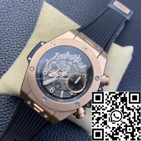 Hublot Big Bang 421 OX 1180 RX 1 1 Най-доброто издание ZF Фабрика розово злато Безел САЩ реплика часовник 335 Hublot Big Bang 421.OX.1180.RX 1: 1 Най-доброто издание ZF Фабрика розово злато Безел