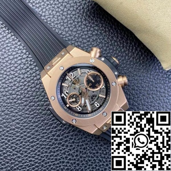 Hublot Big Bang 421 OX 1180 RX 1 1 Migliore edizione ZF fabbrica lunetta in oro rosa Replica Orologio 8912 Hublot Big Bang 421.OX.1180.RX 1:1 Migliore edizione ZF fabbrica lunetta in oro rosa