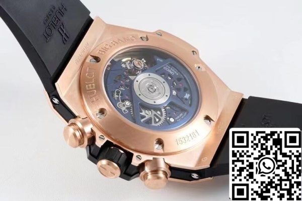 Hublot Big Bang 421 OX 5180 RX 1 1 Best Edition ZF Factory Rose Gold Case US Replica Klocka 2539 Hublot Big Bang 421.OX.5180.RX 1:1 Best Edition ZF Factory Rose Gold Case