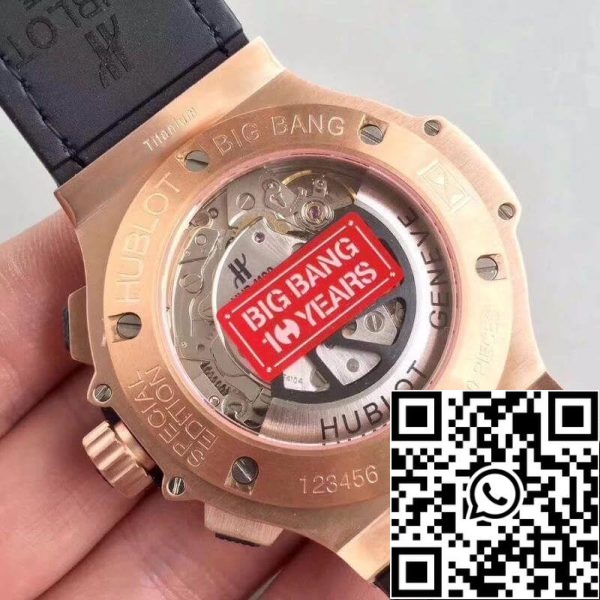 Hublot Big Bang Aero Bang Gold Mechanische Uhren 1 1 Beste Edition Schweizer ETA4100 Schwarz Skelett Zifferblatt US Replica Uhr 1787 Hublot Big Bang Aero Bang Gold Mechanische Uhren 1:1 Beste Edition Schweizer ETA4100 Schwarz Skelett Zifferblatt