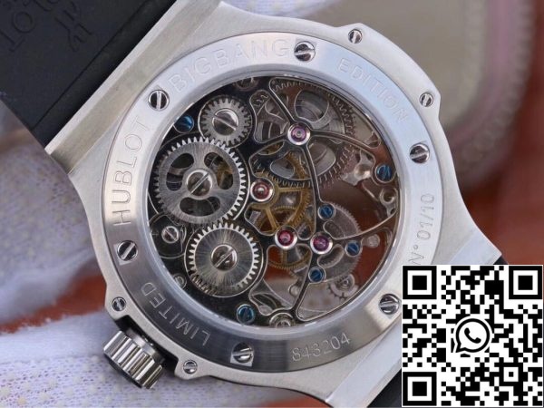 Hublot Big Bang ontto Tourbillon 1 1 Best Edition Keraaminen Bezel Skeleton Dial Yhdysvaltain Replica katsella 3696 Hublot Big Bang ontto Tourbillon 1: 1 Best Edition Keraaminen Bezel Skeleton Dial