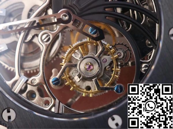 Hublot Big Bang ontto Tourbillon 1 1 Best Edition Keraaminen Bezel Skeleton Dial Yhdysvaltain Replica katsella 9065 Hublot Big Bang ontto Tourbillon 1: 1 Best Edition Keraaminen Bezel Skeleton Dial