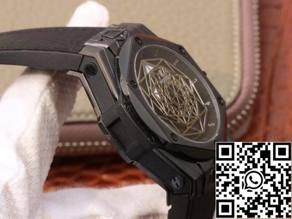 ساعة Hublot Big Bang Bang Sang Bleu 415 CX 1115 CX 1114 VR MXM17 TMF Factory 1 1 1 Best Edition Swiss ETA1213 Leather Fronted Rubber Strap US Replica 4780 Hublot Big Bang Sang Bleu 415.CX.1114.VR.MXM17 TMF Factory 1:1 Best Edition Swiss ETA1213 Leather Fronted Rubber Strap