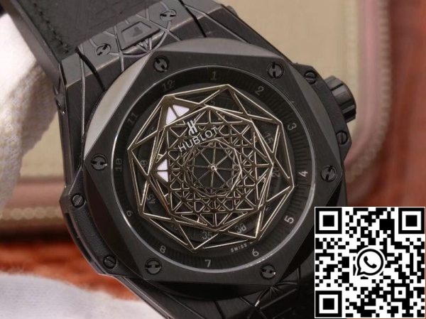 Hublot Big Bang Sang Bleu 415 CX 1114 VR MXM17 TMF Factory 1 1 Best Edition Swiss ETA1213 Leder Fronted Rubber Strap US Replica Watch 8163 Hublot Big Bang Sang Bleu 415.CX.1114.VR.MXM17 TMF Factory 1:1 Best Edition Swiss ETA1213 Leder Fronted Rubber Strap