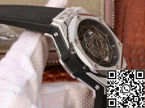 Hublot Big Bang Sang Bleu 415 NX 1112 VR MXM16 TMF Factory 1 1 Mejor Edición suiza ETA1213 Esfera Negra US Replica Watch 6593 Hublot Big Bang Sang Bleu 415.NX.1112.VR.MXM16 TMF Factory 1 1 Mejor Edición suiza ETA1213 Esfera Negra