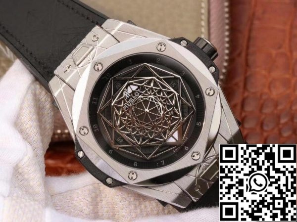 Hublot Big Bang Sang Bleu 415 NX 1112 VR MXM16 TMF Factory 1:1 Best Edition Swiss ETA1213 Black Dial US Replica Watch 7351 Hublot Big Bang Sang Bleu 415.NX.1112.VR.MXM16 TMF Factory 1:1 Best Edition Swiss ETA1213 Black Dial