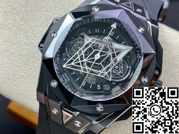 Hublot Big Bang Sang Bleu II 418 CX 1114 RX MXM20 1 1 Best Edition BB Factory Black Ceramics US Replica Watch 8934 Hublot Big Bang Sang Bleu II 418.CX.1114.RX.MXM20 1:1 Best Edition BBF Factory Black Ceramics