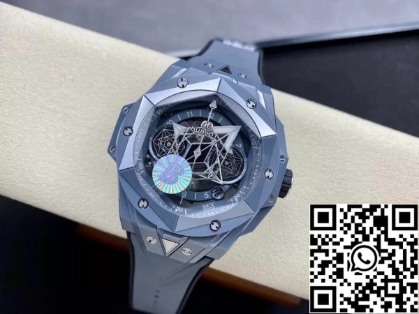 Hublot Big Bang Sang Bleu II 418 FX 8007 RX MXM21 1 1 Best Edition BB Factory siva keramika ZDA replika Watch 5200 Hublot Big Bang Sang Bleu II 418.FX.8007.RX.MXM21 1: 1 Best Edition BBF Factory siva keramika