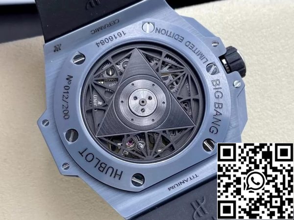 Hublot Big Bang Sang Bleu II 418 FX 8007 RX MXM21 1 1 Najboljša izdaja BB tovarne sive keramike ZDA replika Watch 8142 Hublot Big Bang Sang Bleu II 418.FX.8007.RX.MXM21 1: 1 Najboljša izdaja BBF tovarne sive keramike